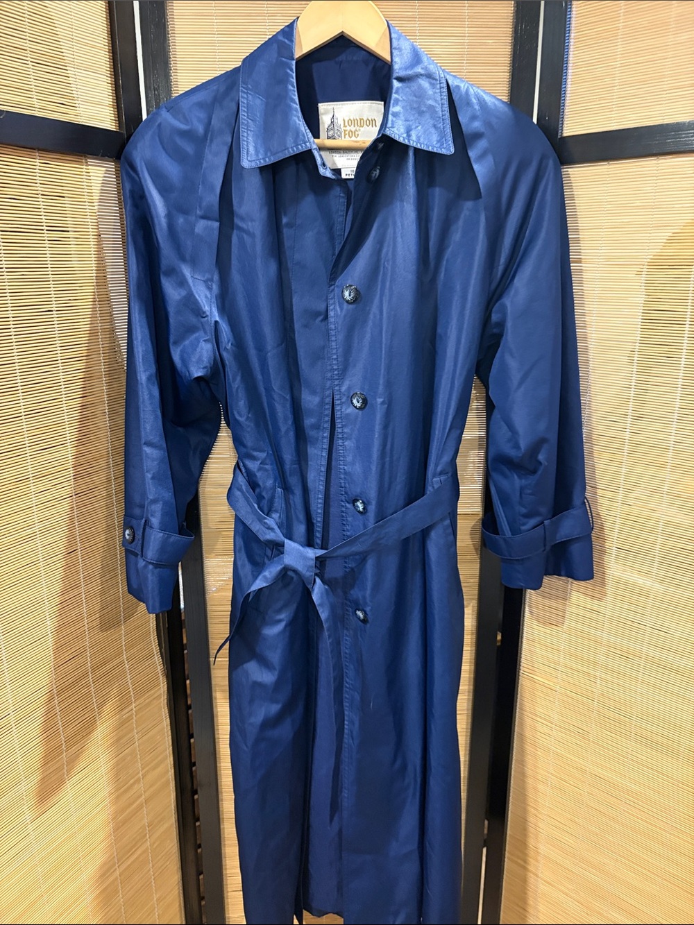 London Fog Navy Trench Coat